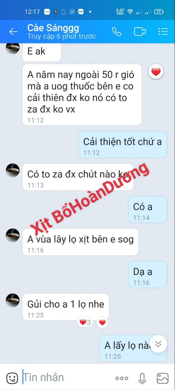 Xịt Super Bổ Hoàn Dương