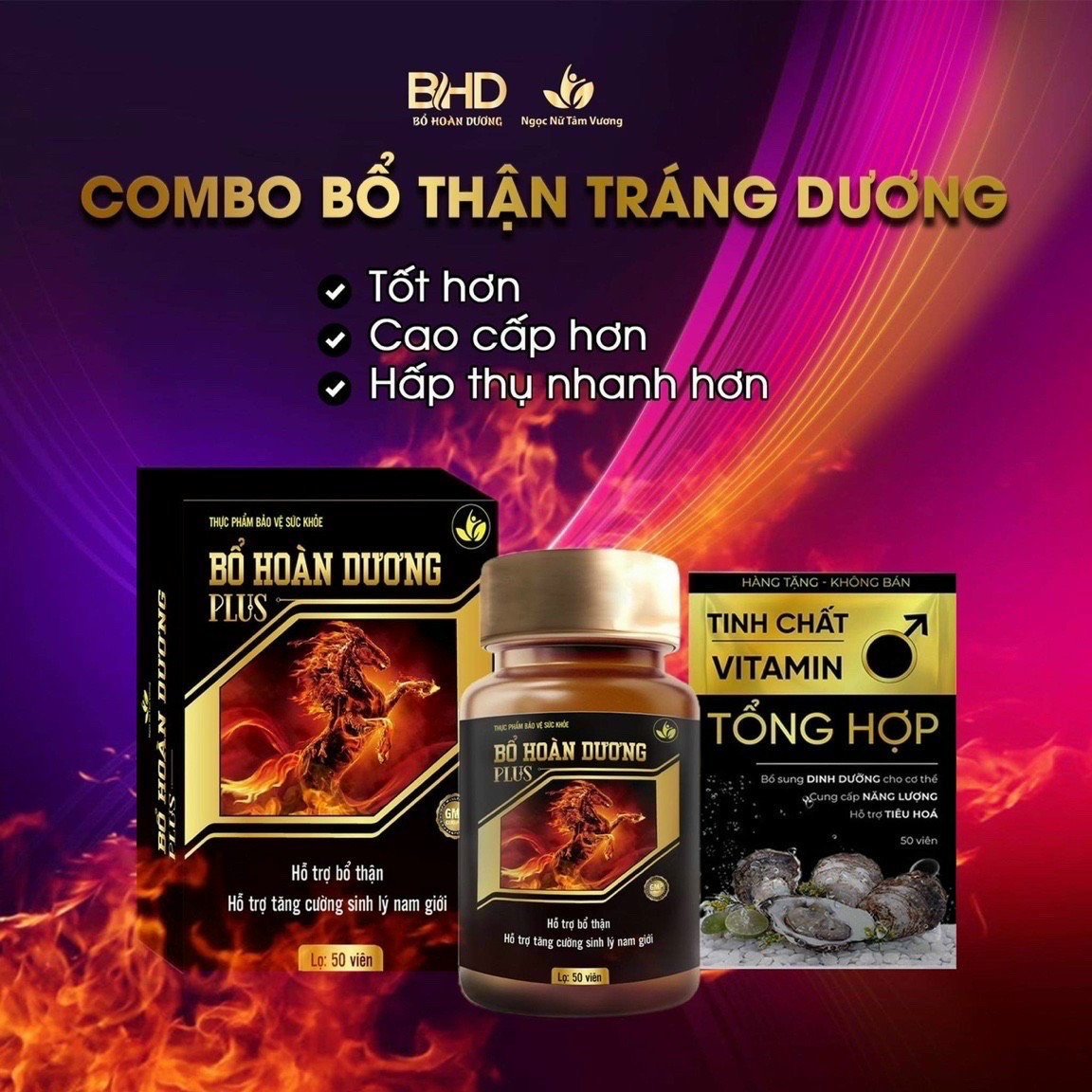 Combo - Bổ thận tráng dương - Sinh lực cho phái mạnh